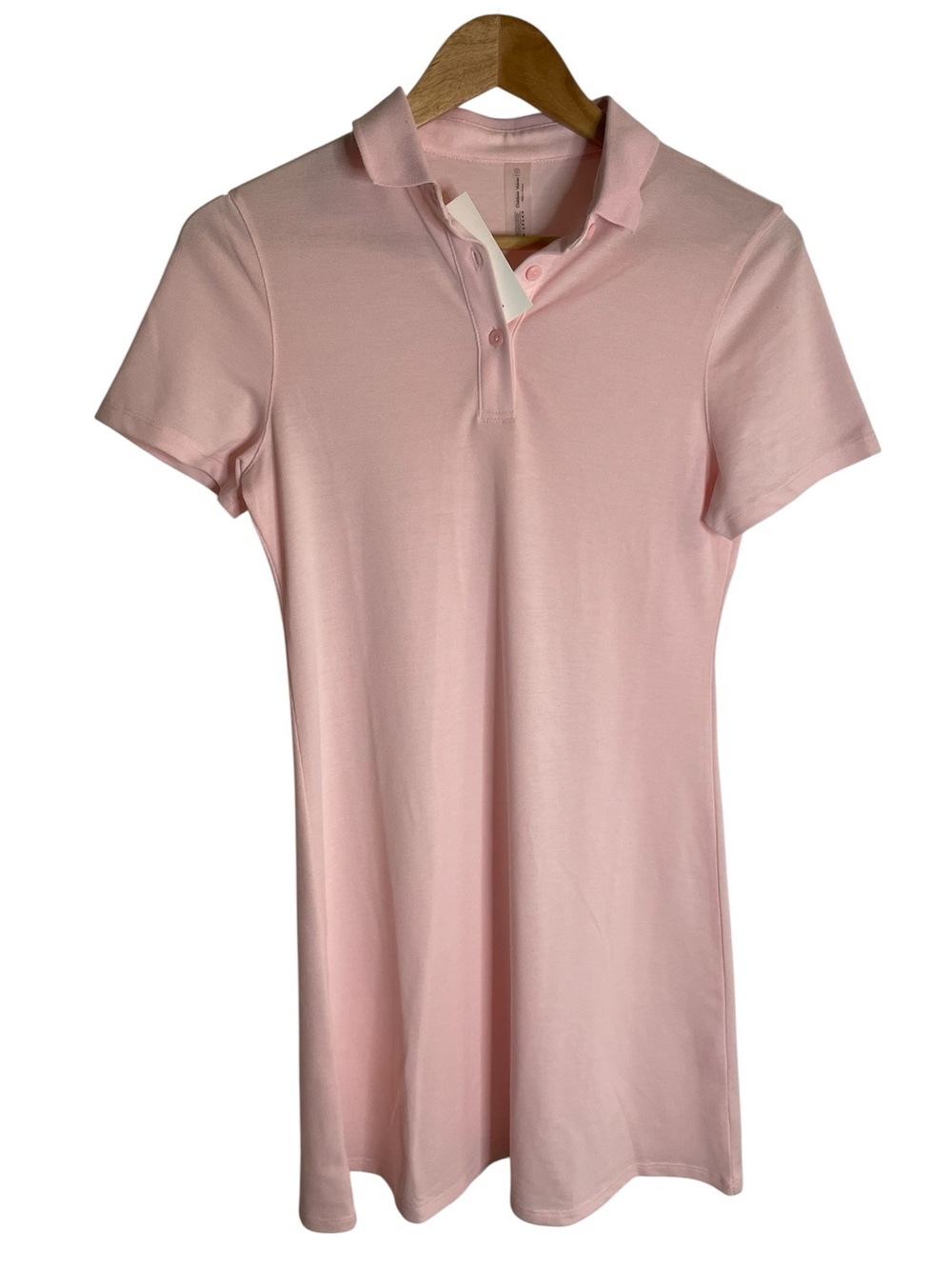 Outdoor Voices Pinkfinch Birdie Polo Dress Tencel Blend Size Small New